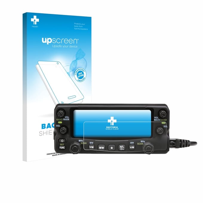 upscreen - Screenprotector voor Alinco DR-735-E - Folie Beschermfolie transparant antibacterieel