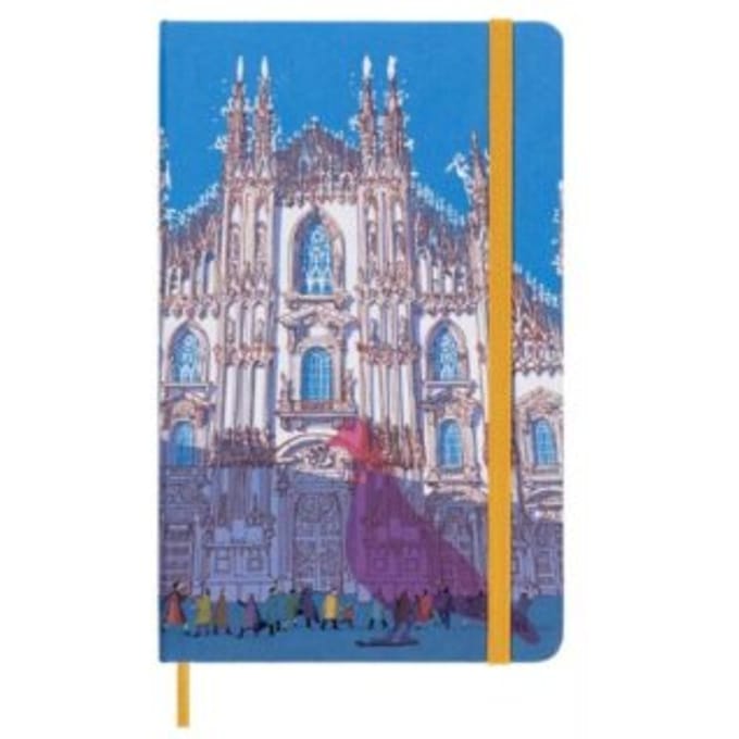 Moleskine notitieboekje milaan large, gelinieerd