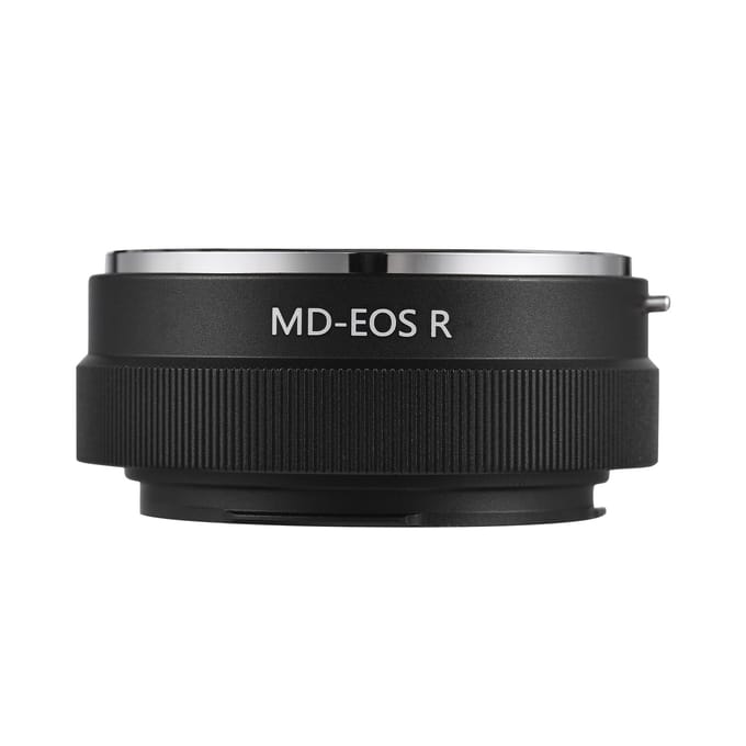 Handmatige lensvattingadapterring aluminiumlegering voor Minolta MD MC-vattinglens voor Canon EOS zwart
