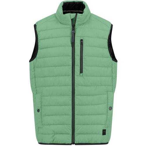 Fynch-Hatton Body-Warmer Light Weight Subtle Details Turf Green / male