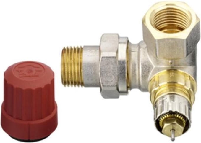 Danfoss Thermostatische radiatorafsluiter 3/8 dubbel haaks LI Kvs 0,65 m3 h RA N10