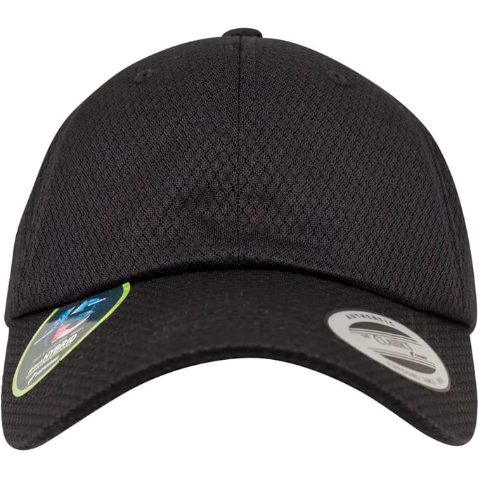 Flexfit - Honeycomb Dad Cap black one size Pet - Zwart