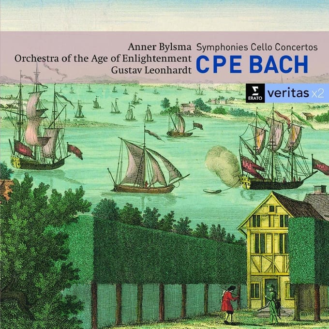 C.P.E. Bach: Symphonies & Cello Concertos / Bylsma, Leonhardt et al