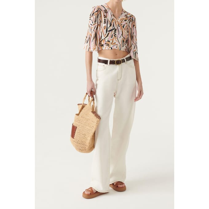 BA&SH Top Tonka Rose Maat: S | Blouses Outlet | Dames | Roze