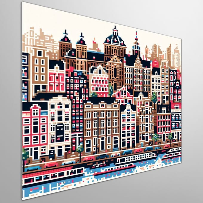Kunstprint | Wanddecoratie | Dibond | 20 × 20 cm