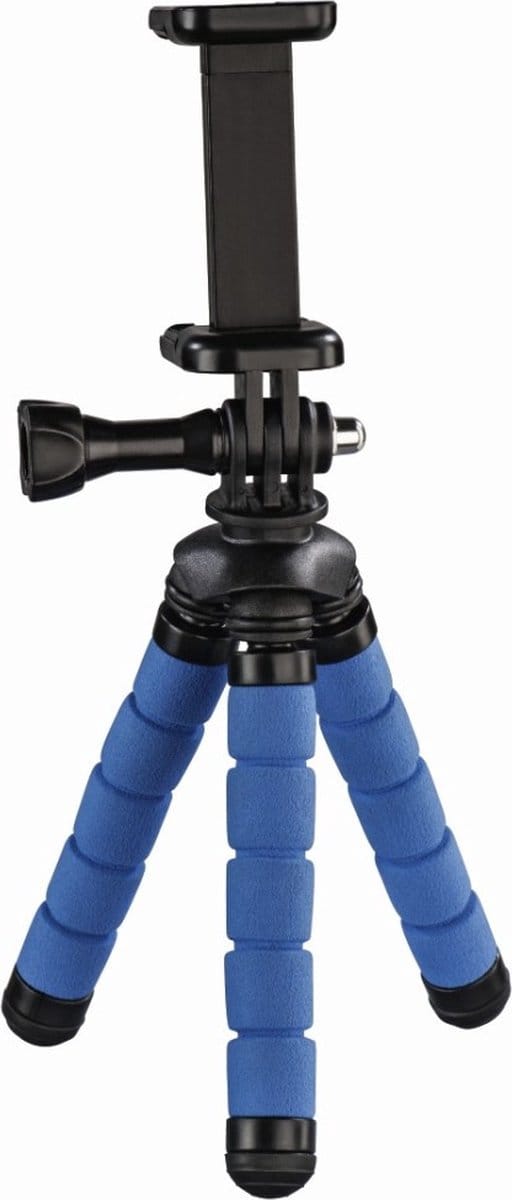 Jumada's - Statief Smartphone - Tripod voor Smartphone en Telefoon - 25 cm - Flexibel - blauw