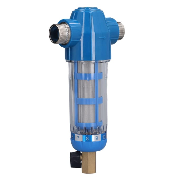 G3/4 Buitendraad Terugspoelfilter Sediment Pijpfilter Waterzuiveringsfilter voor Huis Boerderij