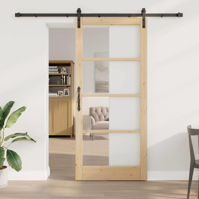 vidaXL - Schuifdeur - ORKDAL - Naturel - 93 - x - 211 - cm