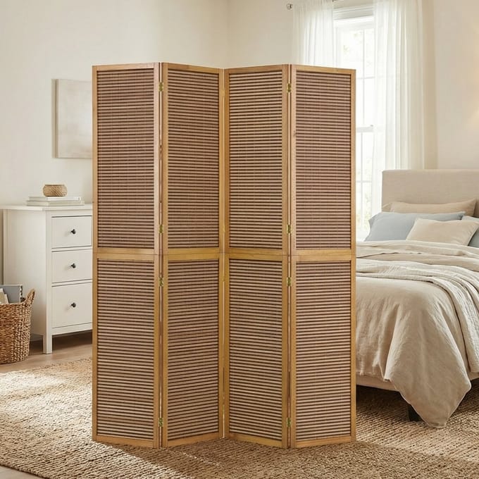 Homestyle4u Kamerscherm 4 panelen - 160x200 cm - 4-delig - kamerscherm