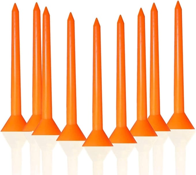 Golf Tees Plastic - Golf Tees Set - Golf Oefenen - Onbreekbaar Polymere - 70mm 50 Stuks - Gemengde Kleuren