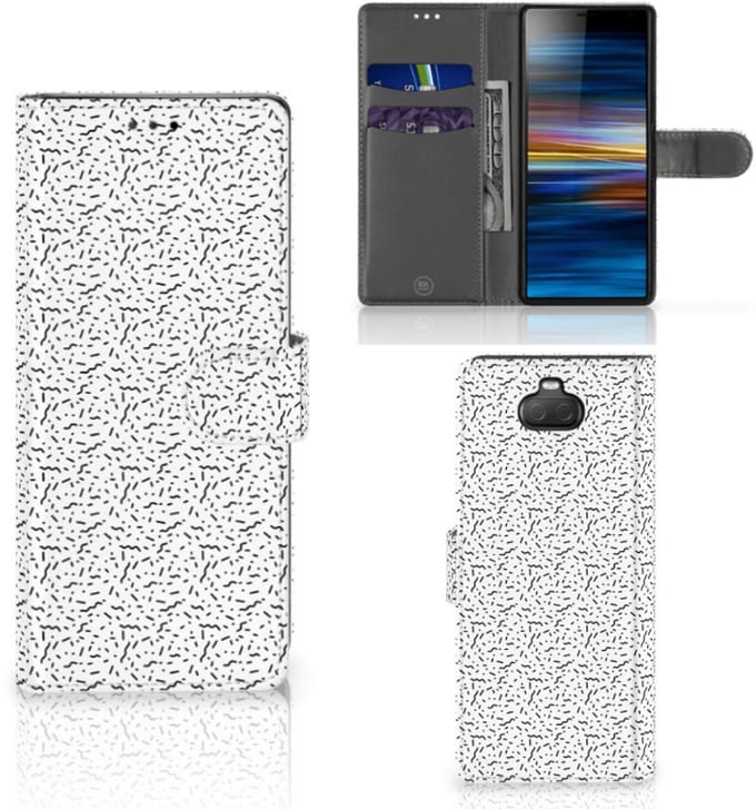 Sony Xperia 10 Telefoon Hoesje Stripes Dots