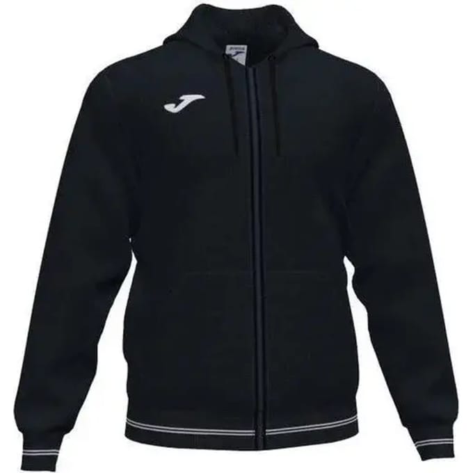 Joma Campus III Jas Met Kap Kinderen - Zwart | Maat: 128