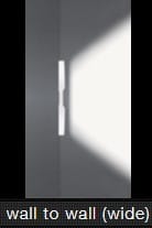 Occhio Sfera Wandspiegellamp - zwart mat - helder - 60 cm