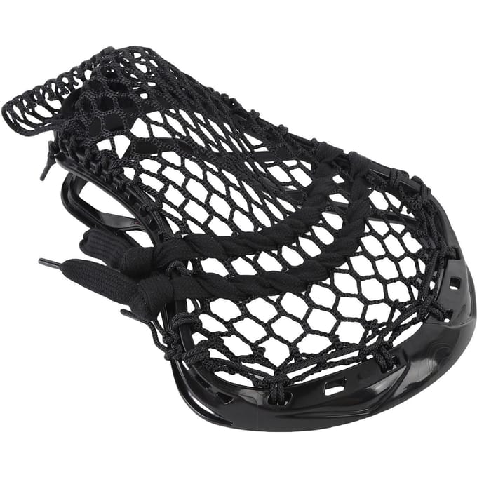Lacrosse Stick Head Trainingsuitrusting Nylon Bespannen Lacrosse Head Vervanging voor Competitie black