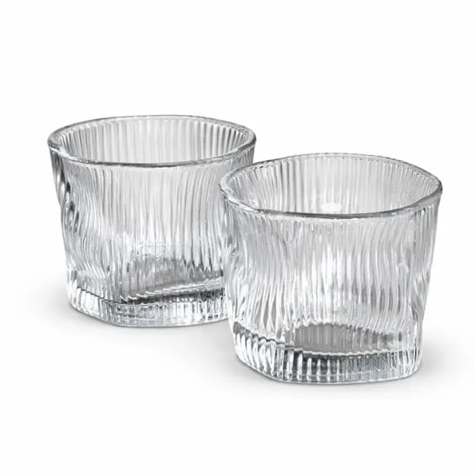 Bavary Collection – drinkglazen 6x220 ml – Wave Lines – golfranddesign – helder
