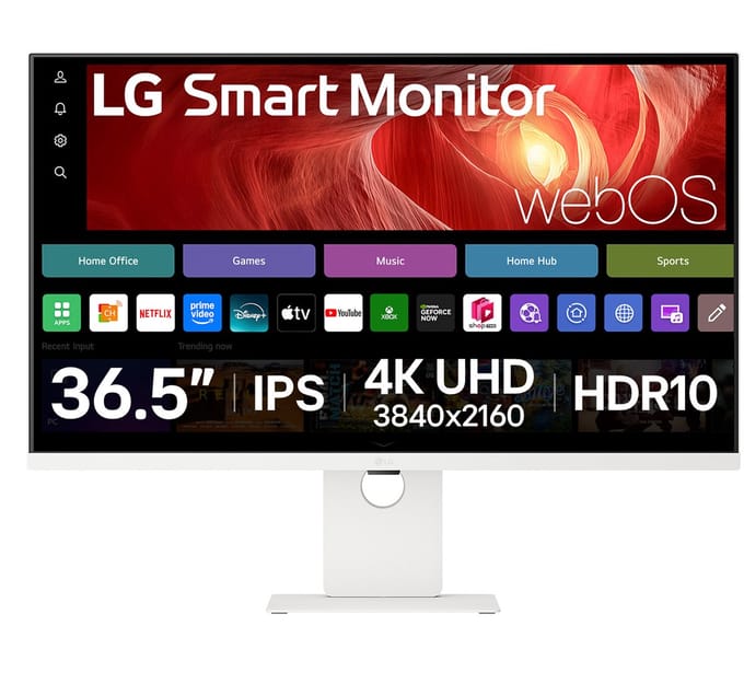 LG Smart 37U730SA - 4K IPS Smart Monitor - Apple AirPlay - WiFi - Bluetooth - WebOS - USB-C 65w - 37 Inch