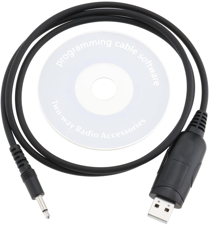 Dailygoody - Programmeerkabel - USB interfacekabel - 1 meter - Controle - Compatibel met ICOM-radio's - Ideaal voor programmeer- en configuratiedo...