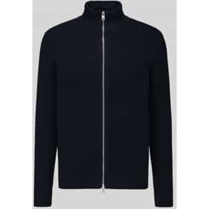 Regular fit gebreid jack van puur katoen model 'DANE'