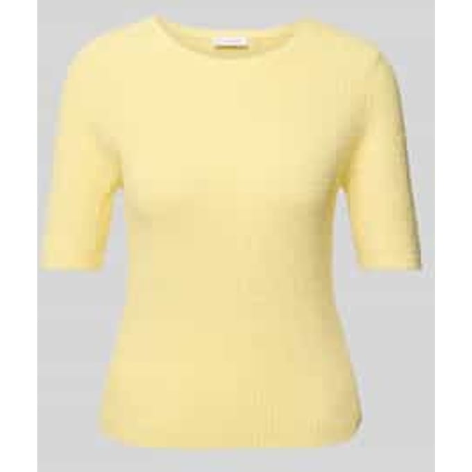 Gebreide pullover met 1/2-mouwen