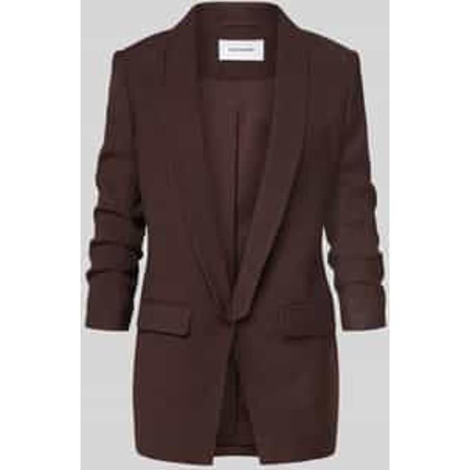 regular fit blazer in crinklelook
