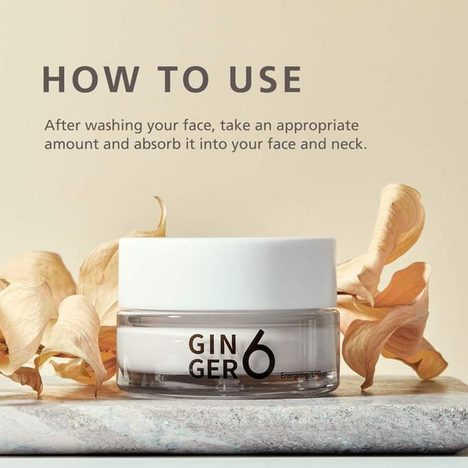 [GINGER6] Veganistische stimulerende PEPTI-crème 50 ml white