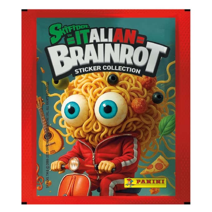 Panini Skifidol Brainrot 1 pakje Ruilkaarten Engels Veelkleurig