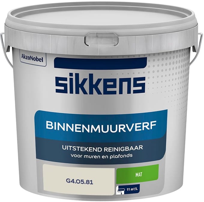 Sikkens - Binnenmuurverf Mat - G4.05.81 - Mengverf - 5 L