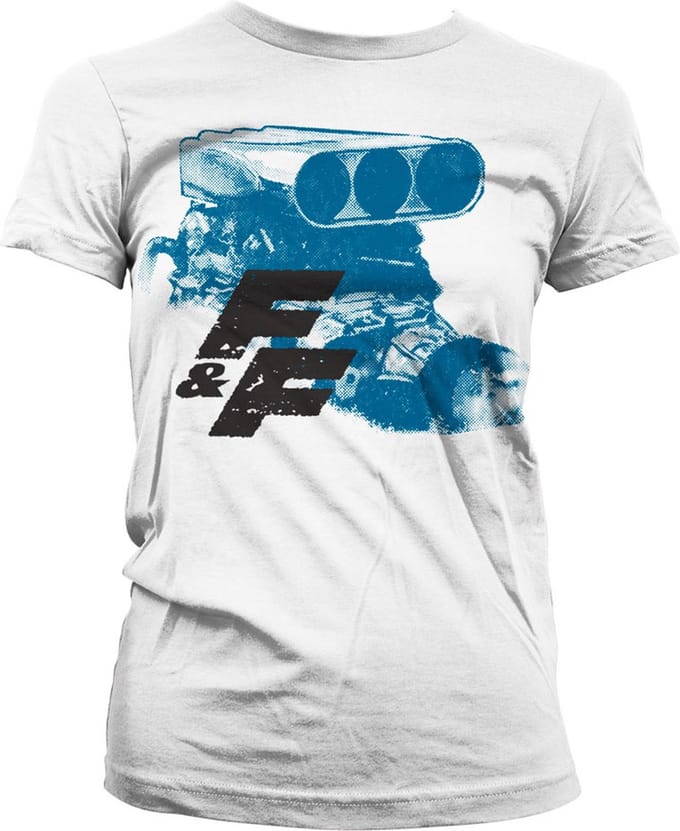 The Fast And The Furious Dames Tshirt -M- Engine Wit