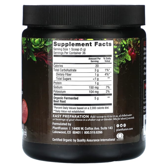 Biologisch Bietenpoeder, 180G(6,43 oz)