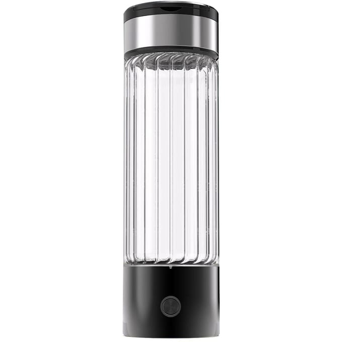 Bouteille d'eau hydrogénée 460ml Portable Technologie SPE avec Batterie Intégrée Rechargeable 460ml Noir 460ml noir