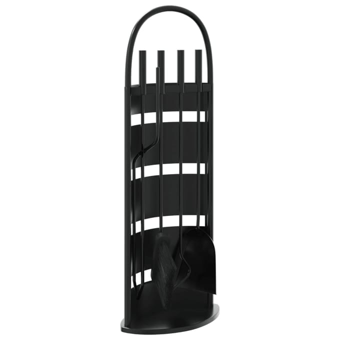 Vidaxl Ensemble d'Accessoires pour Cheminée 5 Pièces, 23x15x66 cm, Acier