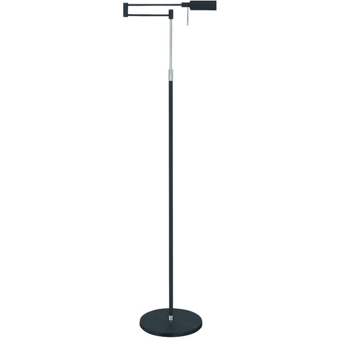 HighLight LED vloerlamp New Bari, zwart, hoogte 139 cm, metaal, dimmer