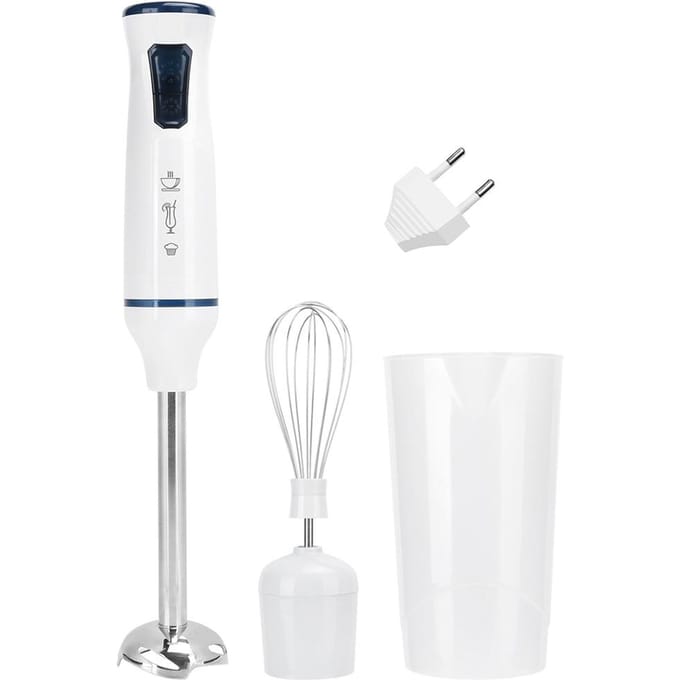 Multifunctionele 3-in-1 elektrische staafmixer, mixer, garde, foodprocessor white