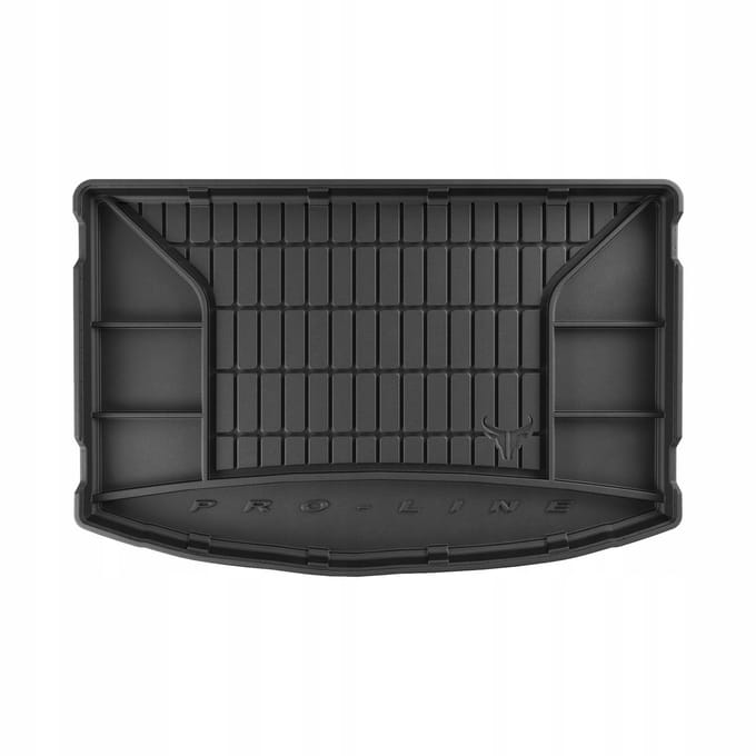 FROGUM PROLINE 3D Set - Rubberen Automatten + Kofferbakmat - Geschikt voor KIA Rio IV Hatchback (vanaf 2017) - Zwart
