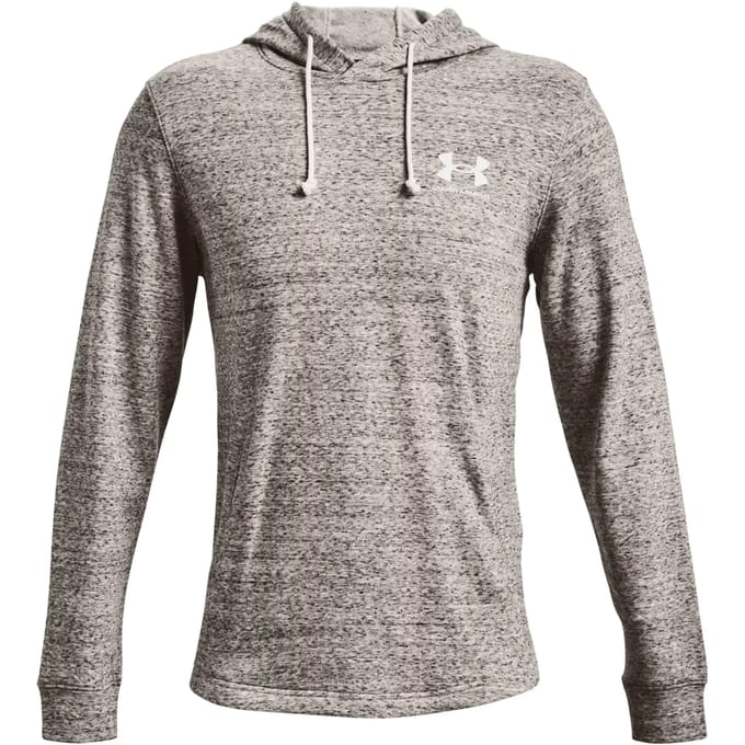 UNDER ARMOUR Rival Terry Capuchon Heren - Onyx White / Onyx White - S