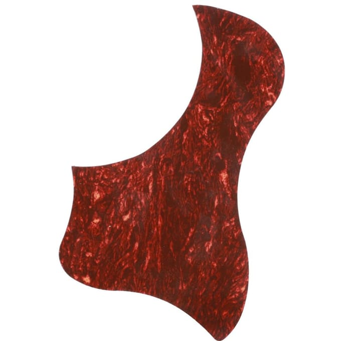 Pickguard de Guitare Autocollant Rouge Écaille de Tortue Forme de Canard Garde Accessoires brown
