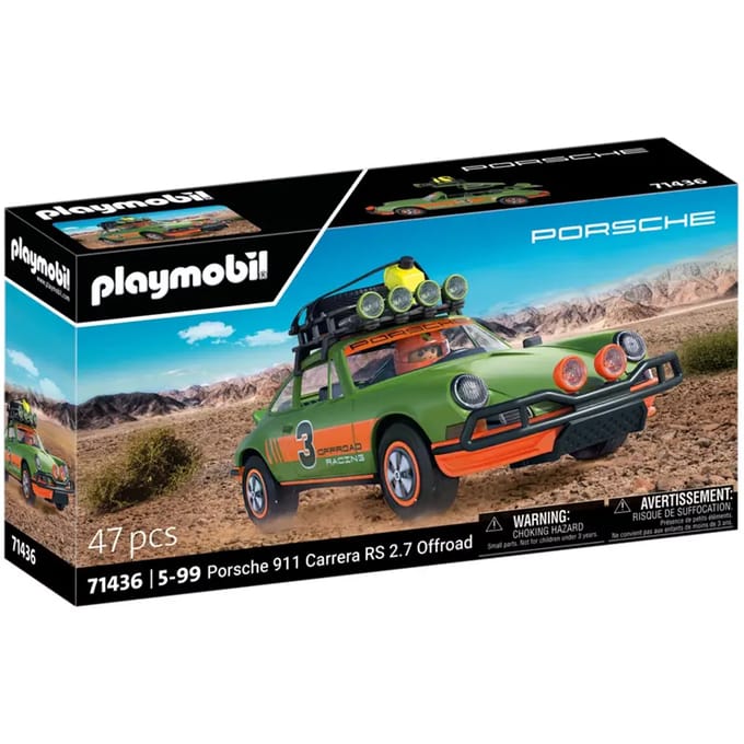 PLAYMOBIL Cars Porsche 911 Carrera RS 2.7 - Offroad - 71436
