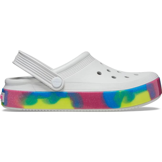 Crocs Off Court Glitter Band - Klompen - Atmosphere/Multi - Kinderen