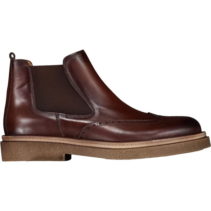 Melik Hercules Chelsea Boots Donkerbruin 41130
