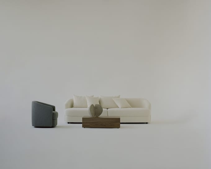 New Works - Mass Coffee Table High - bruin