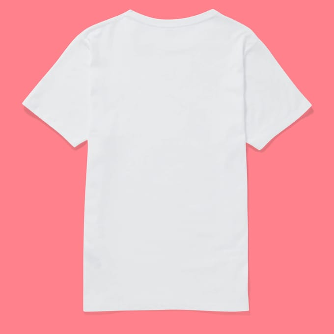 Monopoly Mr Monopoly Embroidered T-Shirt - White - M - Wit