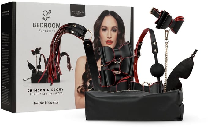 Bedroom Fantasies - Crimson & Ebony - 8-delige Luxe Set
