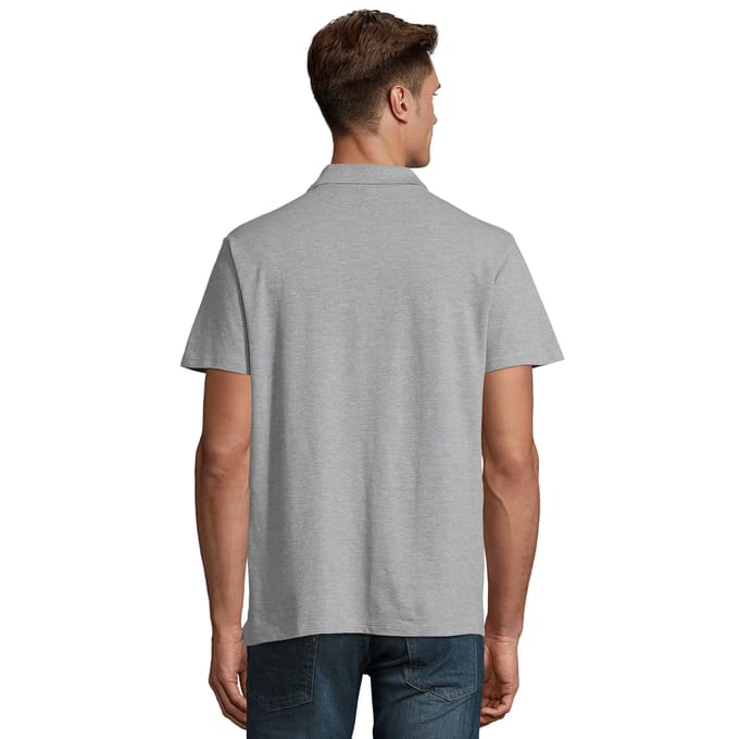 SOLS Heren Lente II gemêleerd poloshirt (Grijze Melange)