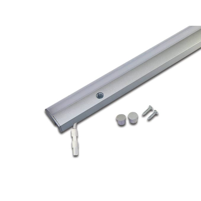 Hera LED meubelverlichting ModuLite F, aluminium, 45 cm, 4.000 K, aluminium