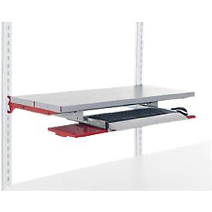 Rocholz toetsenbordlade met uittrekbaar muizenbakje System Flex, B 800 mm