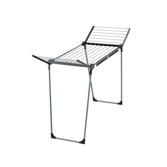 Leifheit droogrek Pegasus - 150 solid slim - black - antraciet