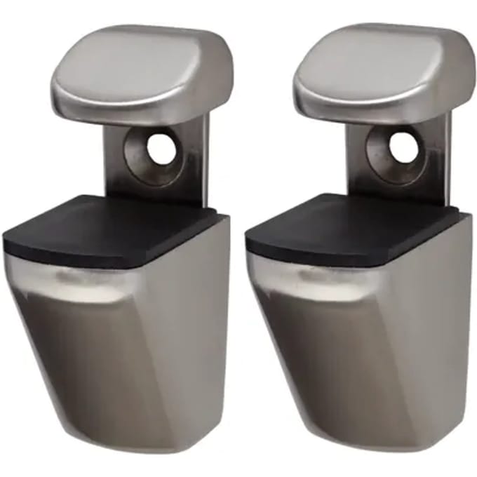 Duraline Plankdrager Clip Mini S/2 Geborsteld Nikkel 4pp