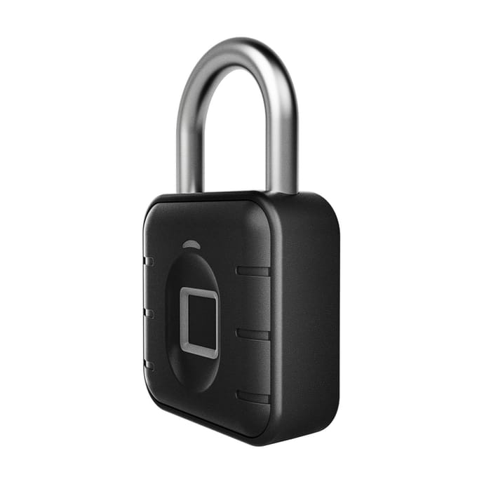 Serrure d'empreinte digitale Biométrique Intelligente Sans clé Petit Imperméable pour Porte d'armoire black