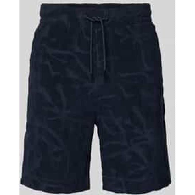 regular fit sweatshorts van katoenmix model 'SE_FLOWER'