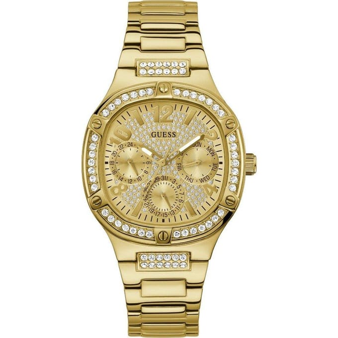 Guess GW0558L2 Multi-Function Chronograaf Horloge voor dames in goudkleur